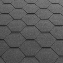 Takshingel svart 3 m² - Tecca